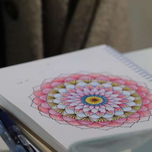 Mindfulness Art รุ่น 22 หัวข้อ รู้จักตนเองผ่านการระบายสี Mandala / ออกแบบ Nature Mandala / วาดลายเส้น / รวมลายเส้น / Mandala of my life / Our Mandala / inspired by the Zentangle method 